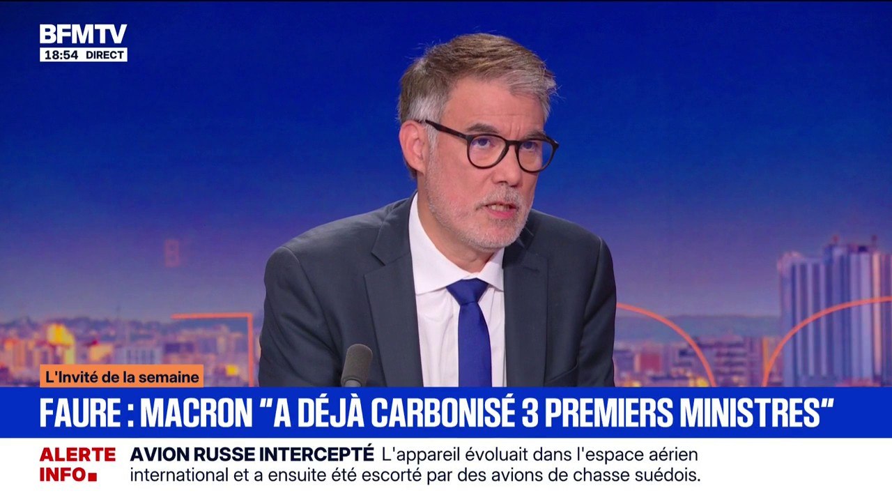 Futur gouvernement de Sébastien Lecornu: Olivier Faure (PS) indique "que s'il n'y a rien sur la table, il censura"