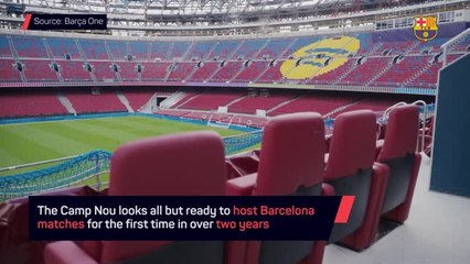 Camp Nou all but ready to host Barcelona action