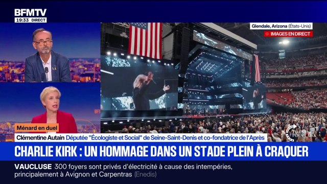 Hommage à Charlie Kirk: Je veux défendre un projet de société dans lequel on abaisse le niveau de violence politique , explique Clémentine Autain, députée (Écologiste et Social)