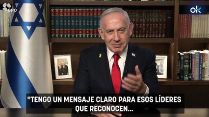 Netanyahu acusa de "premiar el terrorismo" a los gobiernos que reconocen Palestina como Estado