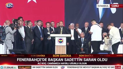 Fenerbahçe'nin yeni başkanı Sadettin Saran oldu