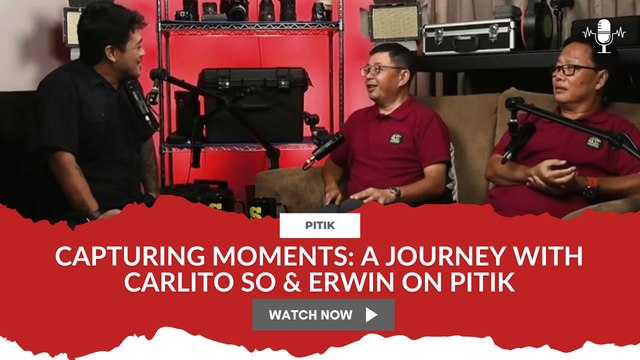 Capturing Moments: A Journey with Carlito So & Erwin on Pitik