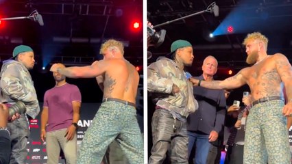 Gervonta Davis y Jake Paul tienen su primer careo previo a su próxima pelea en noviembre