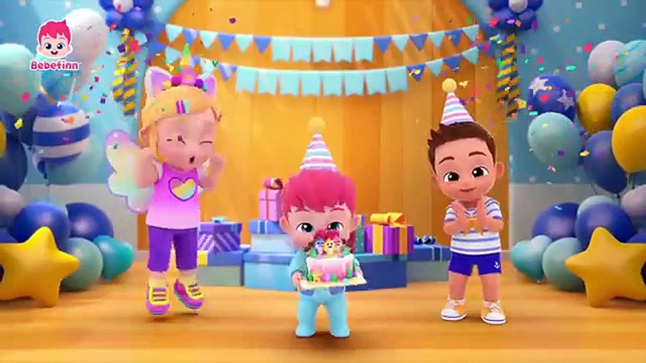 🎂 Happy Birthday for 100 Friends! Is Your Name in the Song? | Part 1 | Bebefinn Nursery Rhymes | Bebefinn Official | Fun and Educational Videos