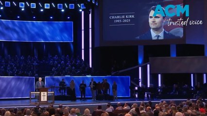 Texas church gives standing ovation to AI clip of Charlie Kirk