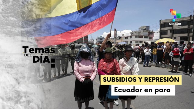 Protestas contra políticas del gobierno de Daniel Noboa