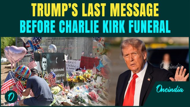 Trump Departs for Charlie Kirk’s Funeral| Leaves an emotional message for Kirk| ‘A time of Healing’