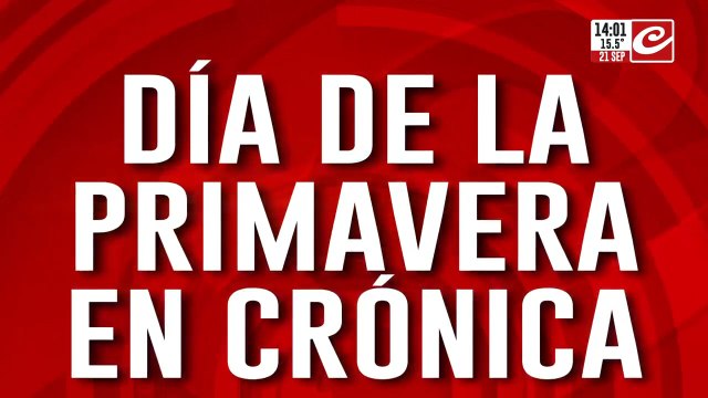 Día de la primavera en Crónica: el invierno se despidió con tormentas