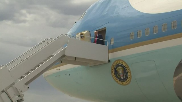 Trump Arrives in Arizona to Attend Emotional Charlie Kirk Memorial