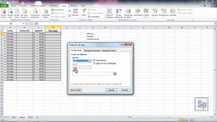 Excel - Crear listas desplegables dependientes de un rango de celdas. Tutorial en español HD