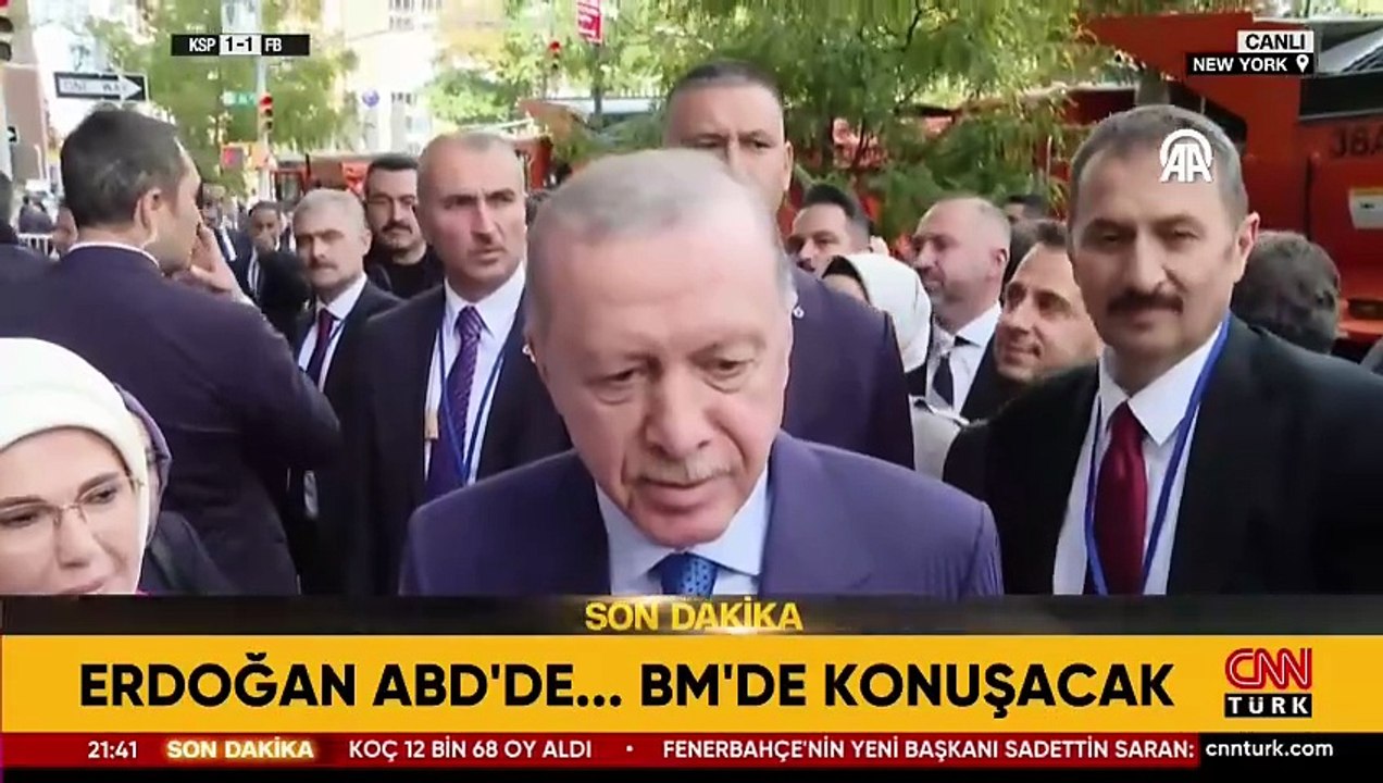 Cumhurbaşkanı Erdoğan BM Zirvesi için ABD'de! Yoğun diplomasi trafiği başlıyor