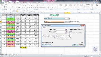 Excel - Sumar si, sumar si conjunto. Sumar utilizando uno o varios criterios