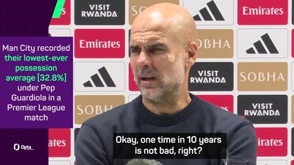 'Parking the bus' once in 10 years is not bad, right? - Guardiola