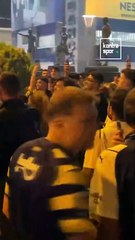 Fenerbahçeli taraftarlar Sadettin Saran'ın başkan seçilmesini kutladı