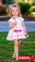 🌸 Cute Little Girl with Flower | Sweetest Kids Video | Heart Touching Moments