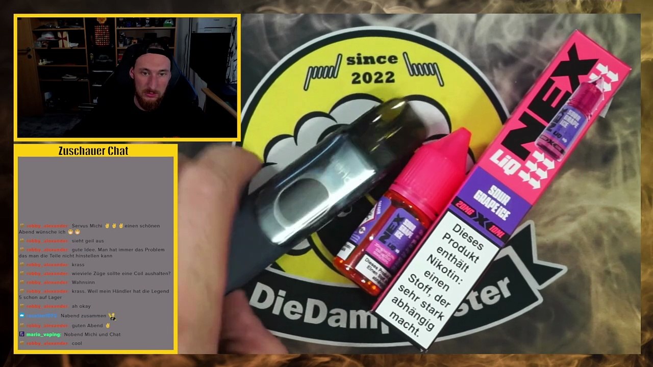 Nex Liq Sour Grape Ice Liquid Geschmackstest