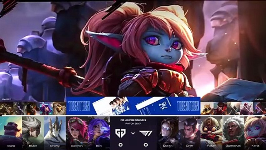 T1 vs GEN   LCK Playoffs 2025 – Highlights (Game 1)