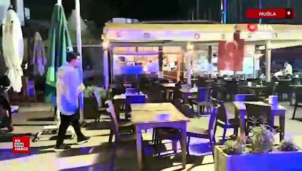 Muğla Bodrum’da hesap kavgasında kafeyi kurşun yağmuruna tuttular