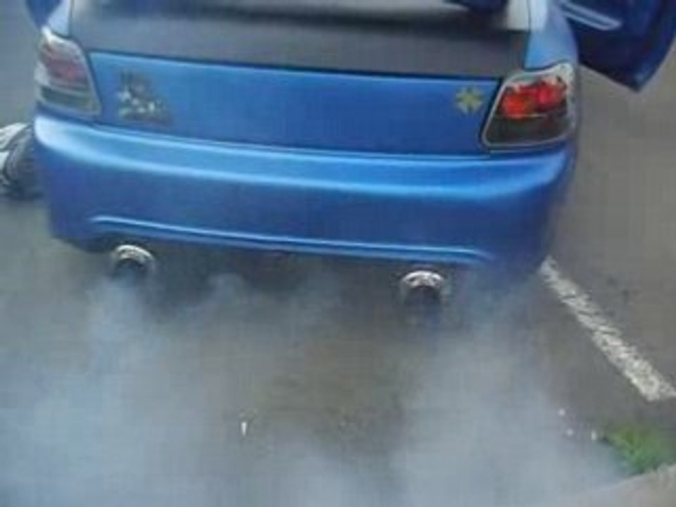 Honda CRX Del Sol Flamme
