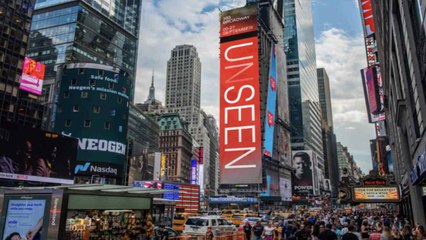 UN 총회 기간 뉴욕 타임스퀘어에 북 여성 인권 회복 촉구 영상 상영 / YTN