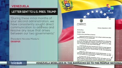 Venezuela | Letter sent to U.S. Pres. Donald Trump