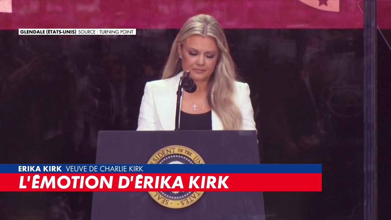 Erika Kirk : «Même dans la mort, je pouvais voir l'homme que j'avais aimé»
