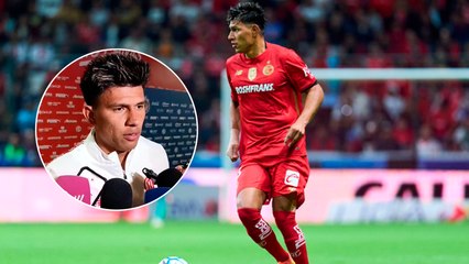 Jesús Gallardo muestra sus respetos a Chivas tras goleada de Toluca en el Estadio Akron