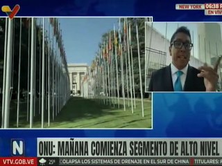 Nueva York | Venezuela participará en el octogésimo periodo de sesiones de la ONU