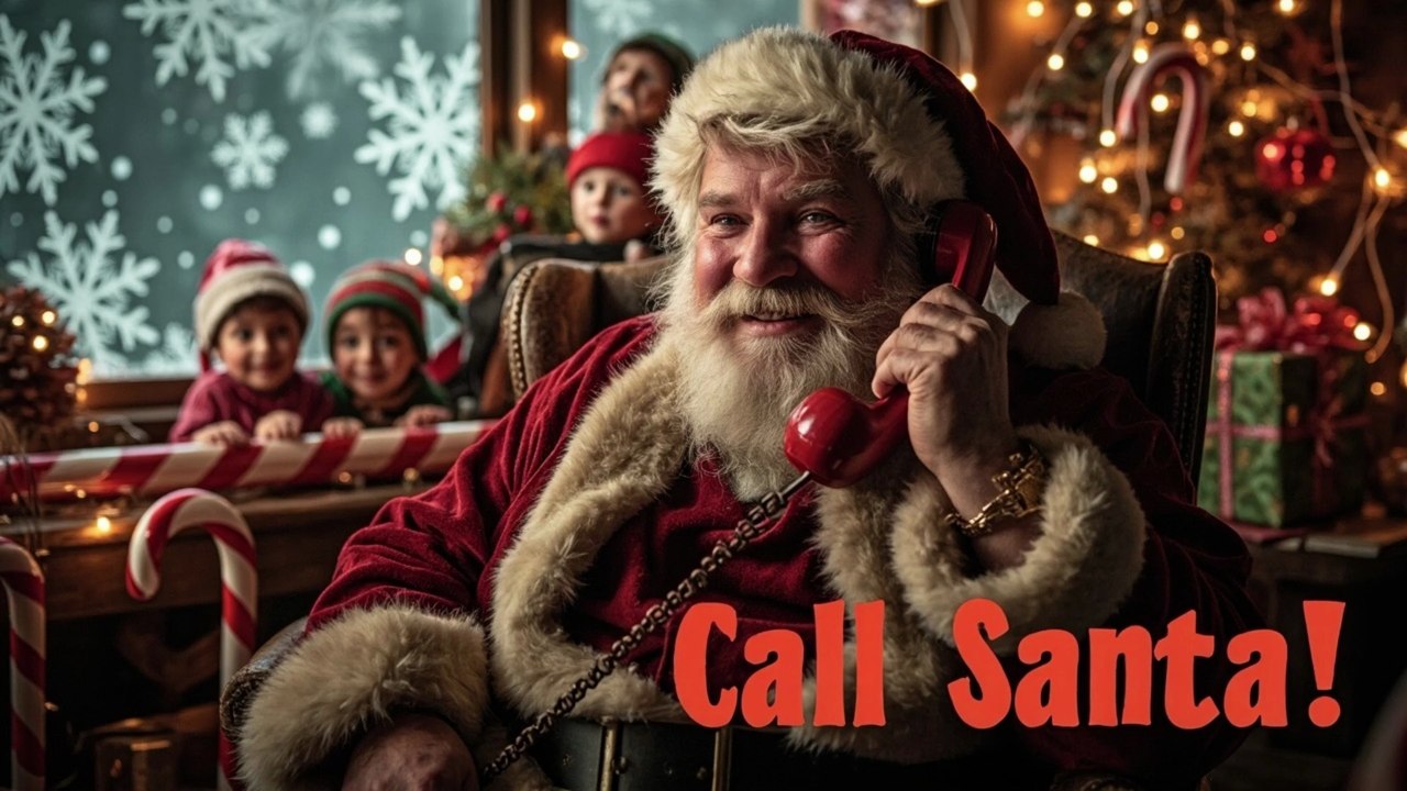 Santa’s Phone Number 🎅📞 How Kids Can Call Santa This Christmas! - video ...