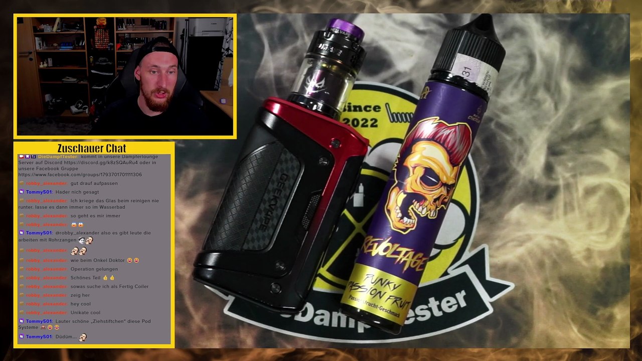 Revoltage Punky Passion Fruit Aroma Geschmackstest