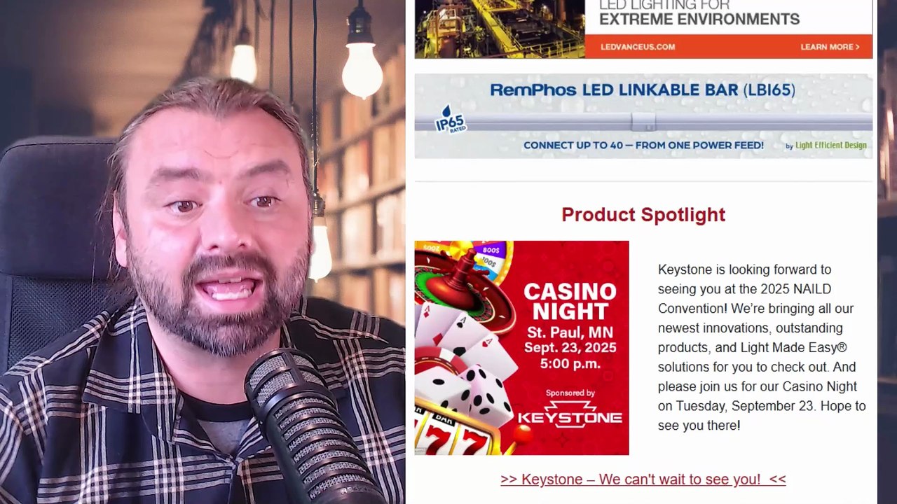 Crimewire -- The Lighting Industry News Brief Sept 22
