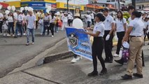 La Chorrera se une a la 'Caminata por la Paz' con participación de instituciones y comunidad