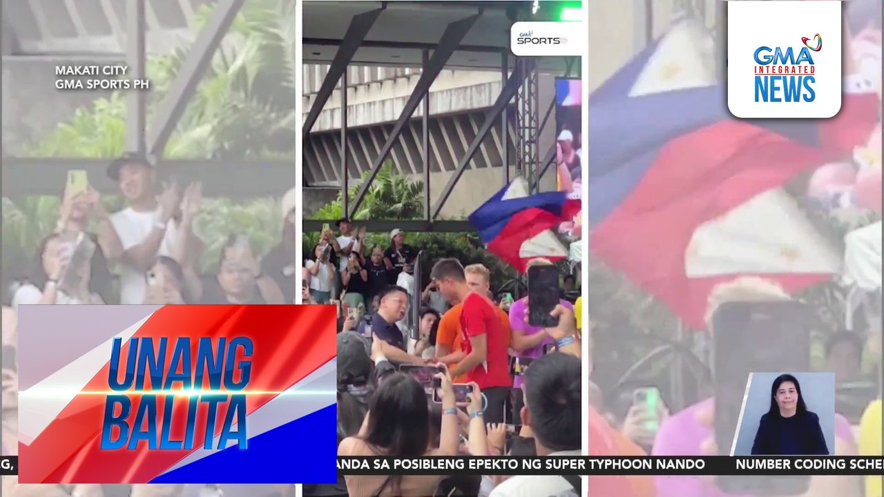 PH pole vaulter EJ Obiena, nanalo ng gold medal sa Atletang Ayala World Pole Vault Challenge | Unang Balita