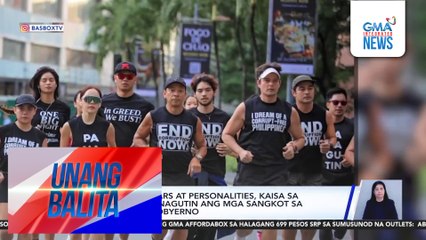 Ilang Kapuso stars at personalities, kaisa sa panawagang panagutin ang mga sangkot sa katiwalian sa gobyerno | Unang Balita
