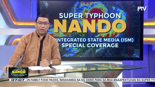 Super typhoon Nando , lumakas pa habang kumikilos ng pakanluran-hilagang kanluran ng bansa
