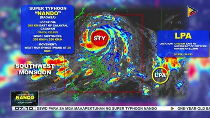Panayam kay PAGASA weather specialist John Manalo ukol sa update sa binabantayang Super Typhoon #NandoPH