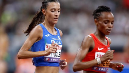 Nadia Battocletti si commuove rivedendo la finale dei 5000 metri ai Mondiali di Tokyo