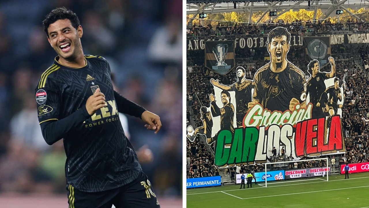 Carlos Vela recibe homenaje y así lo celebra LAFC junto a la afición en la cancha