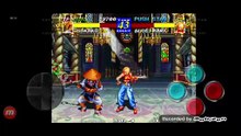 Fatal Fury 3 Sokaku Mochizuki vs Blue Mary fala de vitória da Blue Mary em português Br