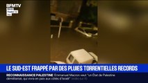 Le sud-est de la France frappé par des pluies torrentielles