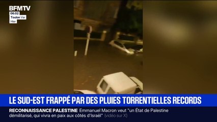 Le sud-est de la France frappé par des pluies torrentielles