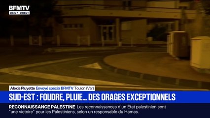 La ville de Toulon (Var) se réveille au sec après d'importantes inondations