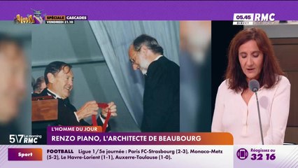 Le Portrait de Virginie Phulpin : Renzo Piano, l'architecte de Beaubourg - 22/09