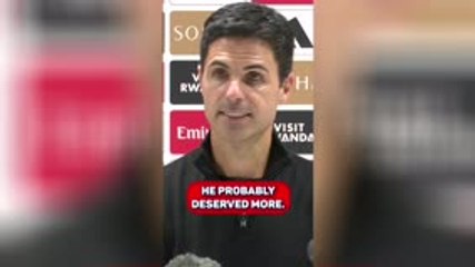 Arteta hails Martinelli 'attitude' after late goal against City