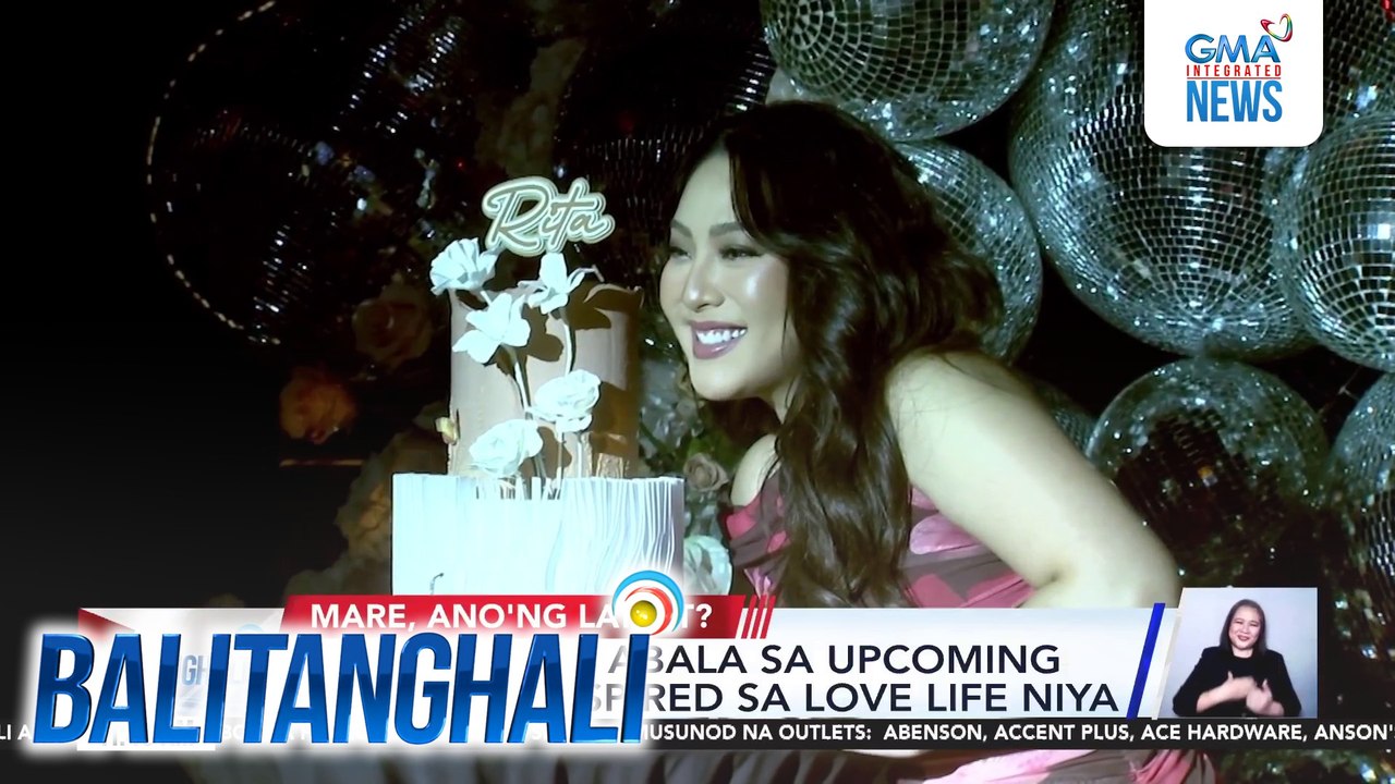 30th birthday at 20th showbiz anniversary celebration ni Rita Daniela, parang mini concert | Balitanghali