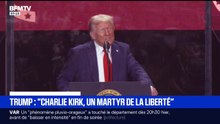 "C'est un martyr pour la liberté aux États-Unis": l'hommage de Donald Trump aux obsèques de Charlie Kirk dans l'Arizona