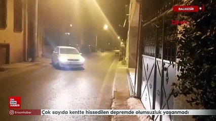 Balıkesir'de 4.9 büyüklüğünde deprem oldu