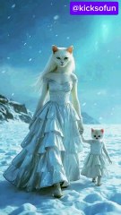 Emotional cat and her kitten sad story 😭😭 😭😔