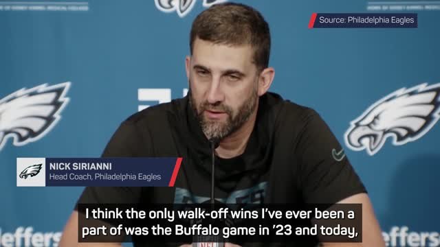 'It’s an emotional game' - Sirianni and Hurts reflect on wild Eagles win