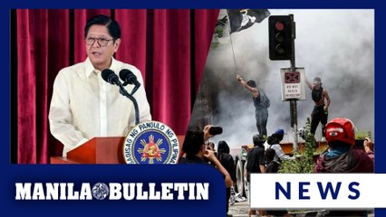 Marcos orders accountability for violent protesters in Manila